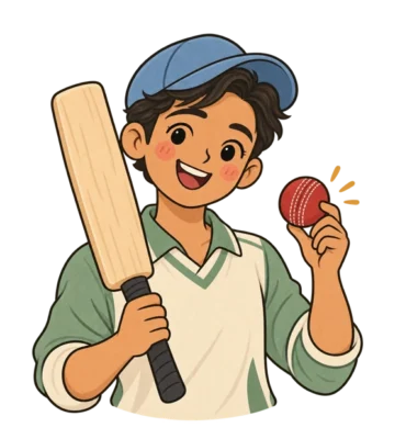 Cricket illustration