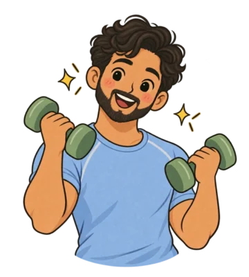 Gym & Fitness illustration