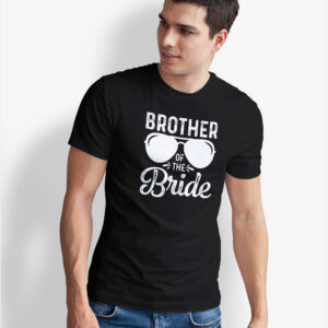 Home brother of the bride t shirt, wedding party tee, sunglasses design, bride's gift, groomsmen favor shirt image5