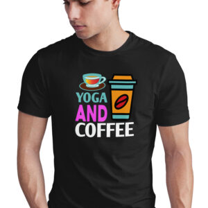 Home yoga and coffee t shirt, funny shirt, gift for lover, meditation tee, tshirt