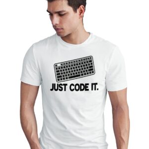 Home just code it t shirt, programmer gift, coding shirt, coder tee, developer geek computer science software engineer