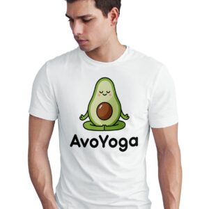 Home avoyoga t shirt, cute avocado meditation t shirt, yoga lover gift, funny vegan foodie healthy lifestyle tee,relaxing