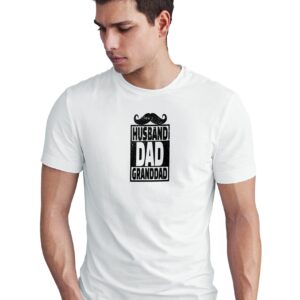 Home husband dad granddad t shirt, father's day gift, grandpa shirt, for men, birthday tee, best grandfather, mustache