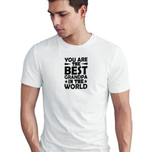 Home best grandpa in the world t shirt, grandfather gift, worlds tee, for grandparents, appreciation present, family shirt