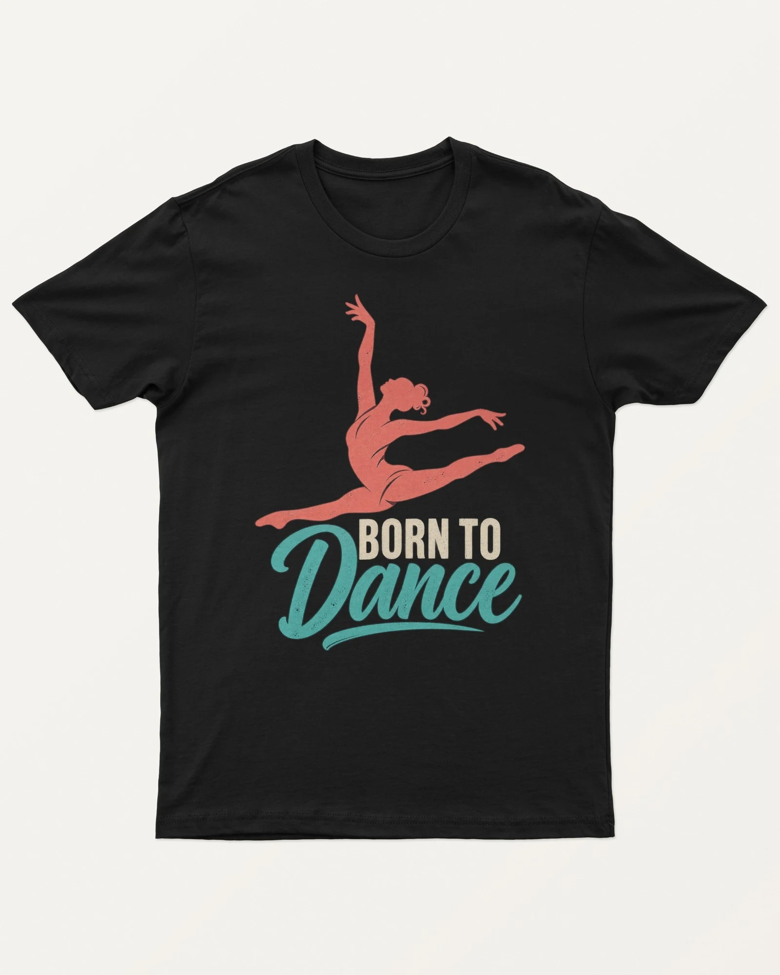 Born to Dance Regular T-Shirt in Black — front Born to Dance Regular T-Shirt in Black — front