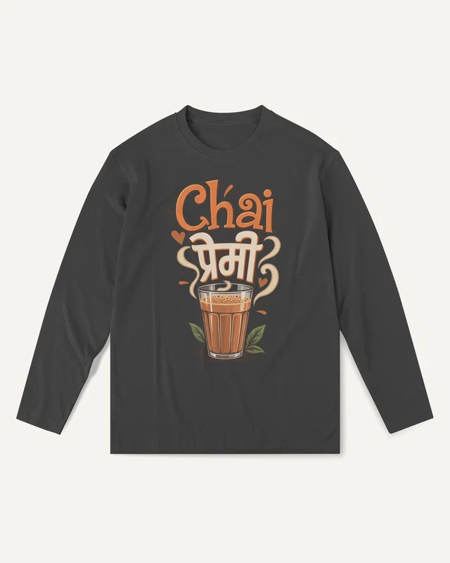 Chai Premi Long-Sleeve T-Shirt in Black — front