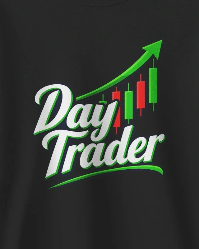Day Trader Sweatshirt in Black — design detail