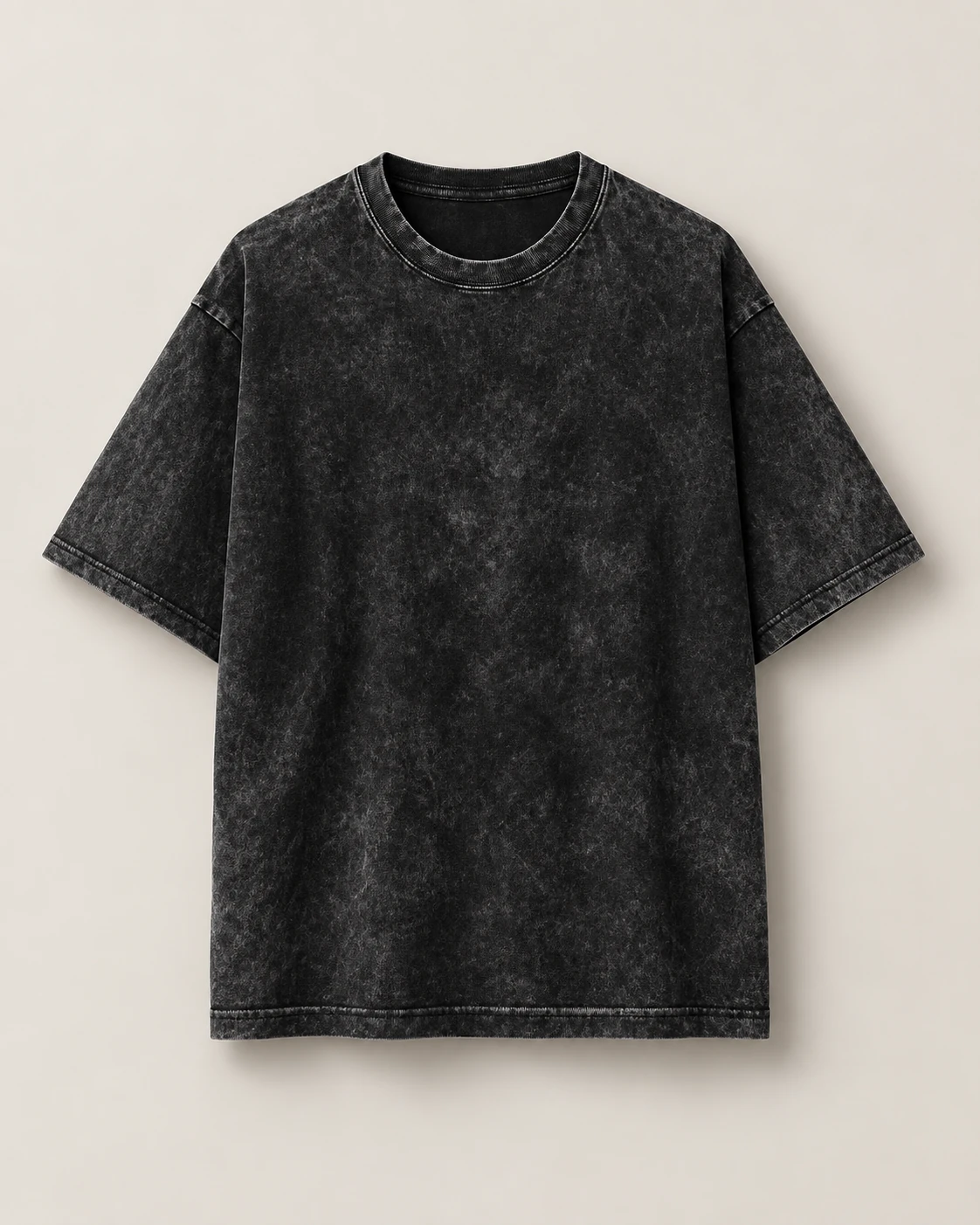 Essential Acid Wash Oversized T-Shirt — plain product front